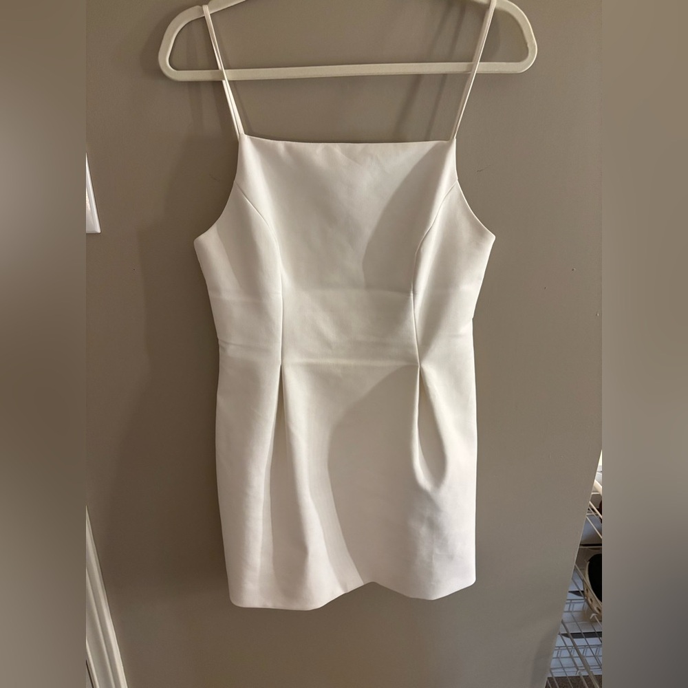 White zara dress